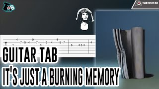 A1  The Caretaker  its just a burning memory Guitar Tutorial TAB [upl. by Root]