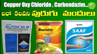 88  Carbendazim Copper Oxy Chloride లో కలవని పురుగుమందులు in Telugu by Rythubadi [upl. by Ecirtemed]