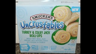 Smucker’s Uncrustables Turkey amp Colby Jack RollUps Review [upl. by Markson]