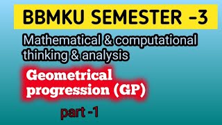 Mathematical and computational analysis  GP  semester 3 [upl. by Cheri391]