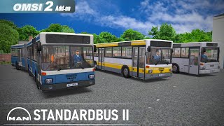 OMSI 2 AddOn MAN Standardbus II von Chrizzly92 🚌  1233 [upl. by Atauqal229]