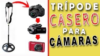 Como hacer un TRIPODE CASERO para Camara Reflex digital gopro  2024 [upl. by Adnauqaj]