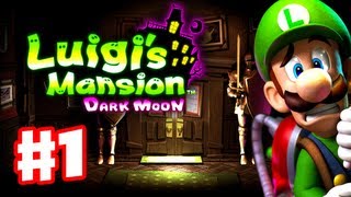 Luigis Mansion Dark Moon  Gameplay Walkthrough Part 1  A1 Poltergust 5000 Nintendo 3DS [upl. by Joseph]