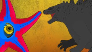 Starro vs Godzilla  EPIC BATTLE  What if Godzilla was in The Suicide Squad [upl. by Itida]