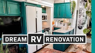 Renovated RV Tour Fulltime Traveling Family of 4 [upl. by Fagaly35]