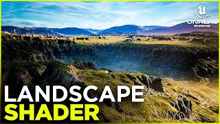 The only UE5 Landscape Shader you will ever need [upl. by Leuqim675]