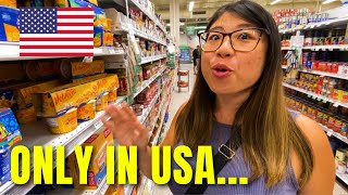 SHOCKED by INSANE grocery prices in the USA full supermarket tour [upl. by Gereld]