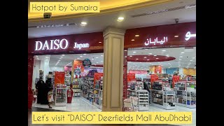 Daiso Shop With Me haul Hotpot by Sumaira Shopping in Daiso Deerfields mall  Ibne batuta mall [upl. by Nannaihr]