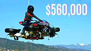 MEET FLYING MOTORCYCLE  LAZARETH LMV 496 WHICH RUNS ON ROAD amp CAN FLY MUST WATCH [upl. by Nalrah]