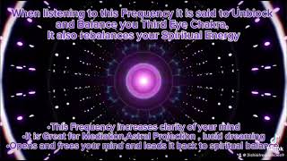 852 HZ PURE TONE SOLFEGGIO FREQUNECY RETURN TO SPIRTUAL ORDER 3RD EYE CHAKRA TUNE UP [upl. by Strickland]