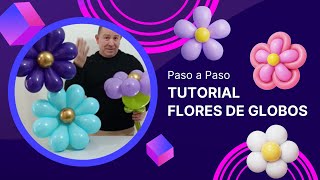 🎈Tutorial de como hacer un centro para Flores de Globos 🎈 Curso de Flores de Globos🎈 [upl. by Alletse]