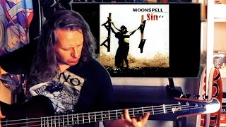 Moonspell  The Hanged Man bass cover [upl. by Tharp]