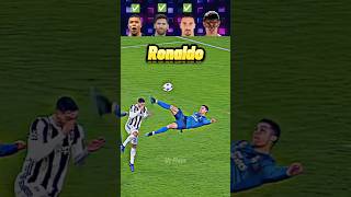 Ronaldo vs Messi vs Mbappe vs Zlatan football bicycle kick challenge [upl. by Annemarie]