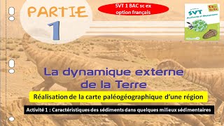 Phénomènes géologiques externes réalisation de la carte paléogéographique dune région شرح بالداريجة [upl. by Nahbois]