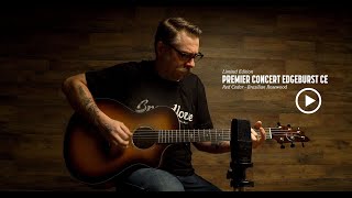 Breedlove Premier Concert Edgeburst CE Red Cedar Brazilian Rosewood LTD Acoustic Guitar Demo [upl. by Wakefield]