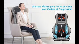 COMFIER Siège Massant Shiatsu 1 [upl. by Alrac166]