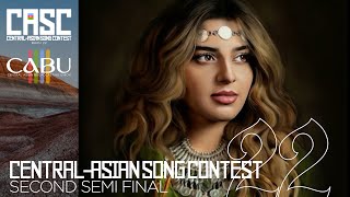 CASC 22 Second Semi Final • Recap • CentralAsian Song Contest 22 • Baku Azerbaijan 🇦🇿 [upl. by Enilecram]