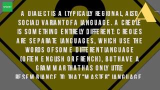 Is Creole A Language Or A Dialect [upl. by Avitzur433]