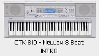 Mellow 8 Beat High Quality Samples Casio CTK810  CTK810 IN [upl. by Orel]