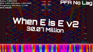 Black MIDI When E is E V2 The DEADLIER Lagtester  3007 Million [upl. by Nabois]