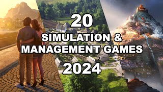 20 tycoon sim amp management games upcoming in 2024  the free demos PC [upl. by Vernor]