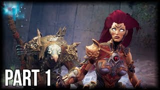 Darksiders III  100 Walkthrough Part 1 PS4 Pro – Intro Armageddon Reckoning [upl. by Ynetsed]