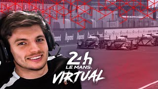 Max Verstappen 24 Hours of Le Mans Virtual Race Start [upl. by Lotz]