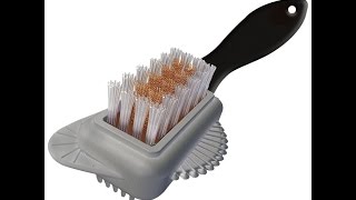 54039 4 way suede brush [upl. by Dnaltroc]