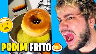 VOCÊ TERIA CORAGEM DE COMER ESSE PUDIM FRITO [upl. by Jillian766]