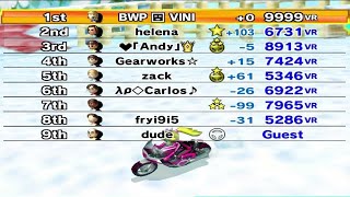 mario kart wii wiimmfi worldwide races 106 [upl. by Mackenie]