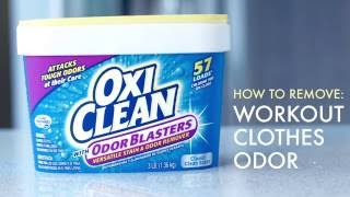 How to Remove Odor from Workout Clothes with OxiClean™ [upl. by Barbi]