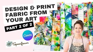 Fabric Printing For Beginners How To Design Your Own Art [upl. by Devaj265]