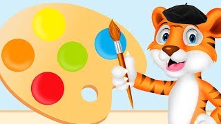 Kleuren leren Nederlands 🎨 Educatieve kinderfilmpjes 🖌️ Taal leren voor peuters [upl. by Mateo]