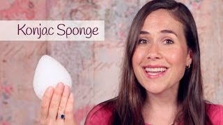 Konjac Sponge Review  All Natural Facial Sponge [upl. by Irahk]