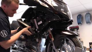 Wunderlich R1200 RT LC Engine protection Bars installation tips Part Number 20380101103 [upl. by Sivahc]