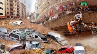 Madness happens in China Flash flood in Mianyang Sichuan [upl. by Ettelra]