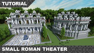 Minecraft Small Roman Theater Tutorial amp Download [upl. by Nolyag]