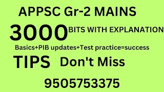 APPSC GR2 TIPS FOR SUCCESSNEW DATESLATEST UPDATES [upl. by Maharva662]