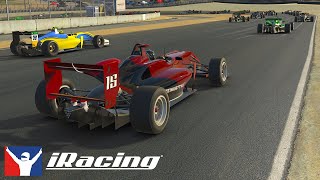 Massive Grid League Racing at Laguna Seca  iRacing F3 [upl. by Asek608]