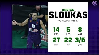 Panathinaikos  Villeurbanne 8567 Kostas Sloukas 14 Points 8 Assist [upl. by Monk]