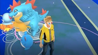 A Wild Feraligatr Has Appeared Huge 2039 Combat Power San Leandro Marina Gen 2 Adventures [upl. by Tobye50]