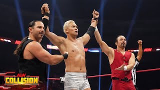 The new Elite EVPs amp Okada make their inring AEW Debut PAC returns  3924 AEW Collision [upl. by Tseng]