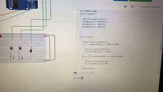 TALLER práctico con TINKERCADSERIALProgreso1 [upl. by Notneuq]