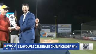 WOW Video SeaWolves Celebrate Championship Win [upl. by Alrep]