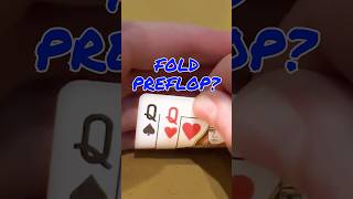 you’re losing money if you call 😳 poker pokerhand pokerhands [upl. by Vivle]