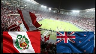 Perú vs Nueva Zelanda Radio Capital 967 FM  minutos finales y festejos del publico [upl. by Wylie2]