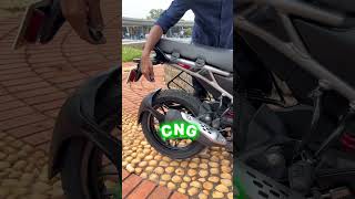 Bajaj Freedom 125  CNG vs Petrol exhaust note [upl. by Aikkin]