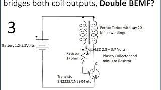 Joule Thief using BEMF [upl. by Donohue781]