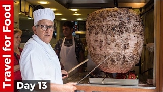 Most INSANE Doner Kebab in Istanbul and Turkish Airlines from Istanbul to Rome [upl. by Anyaj24]