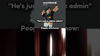 Roblox Admin roblox shorts robloxedit [upl. by Velma725]